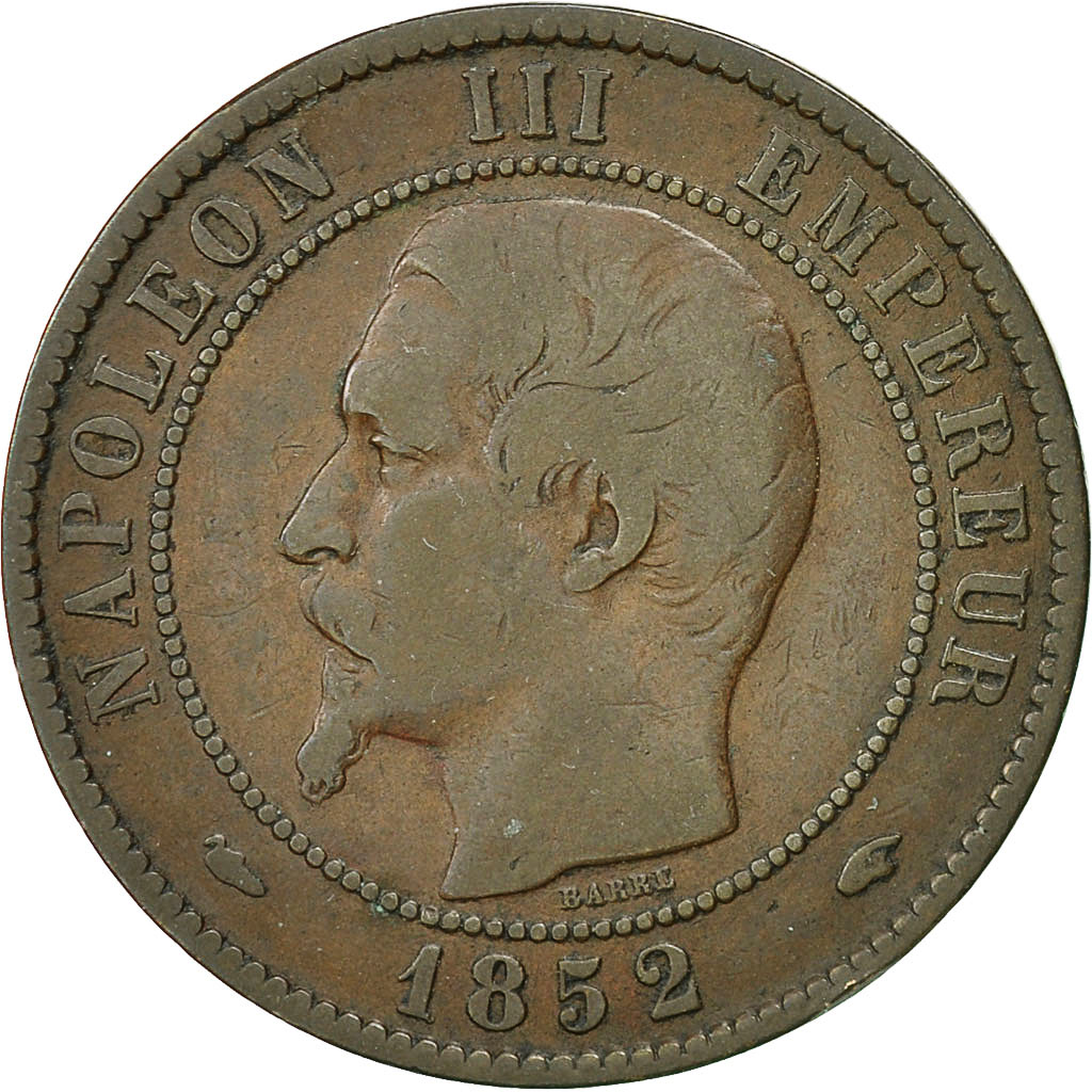 Coin, France, Napoleon III, Napoléon III, 10 Centimes, 1852, Paris, 