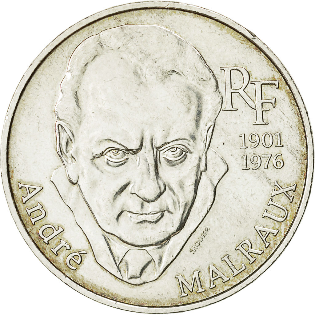 Coin, France, André Malraux, 100 Francs, 1997, , Silver, KM:1188
