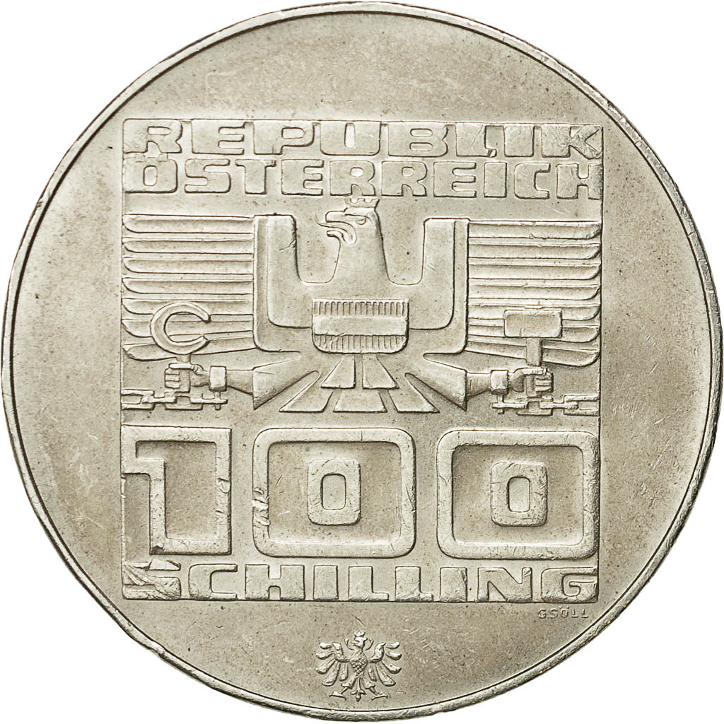 Coin, Austria, 100 Schilling, 1975, Vienna, , Silver, KM:2927