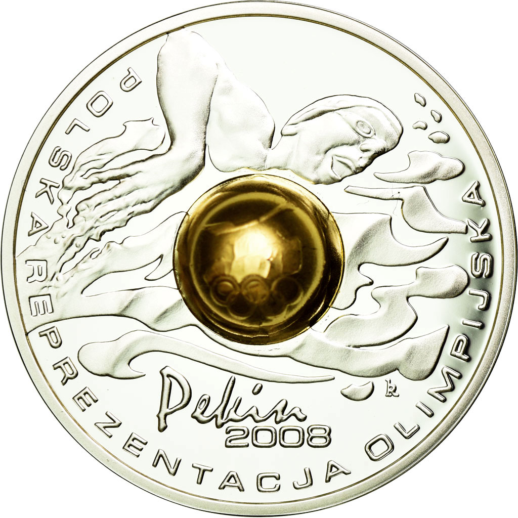 Coin, Poland, 10 Zlotych, 2008, , Silver, KM:645