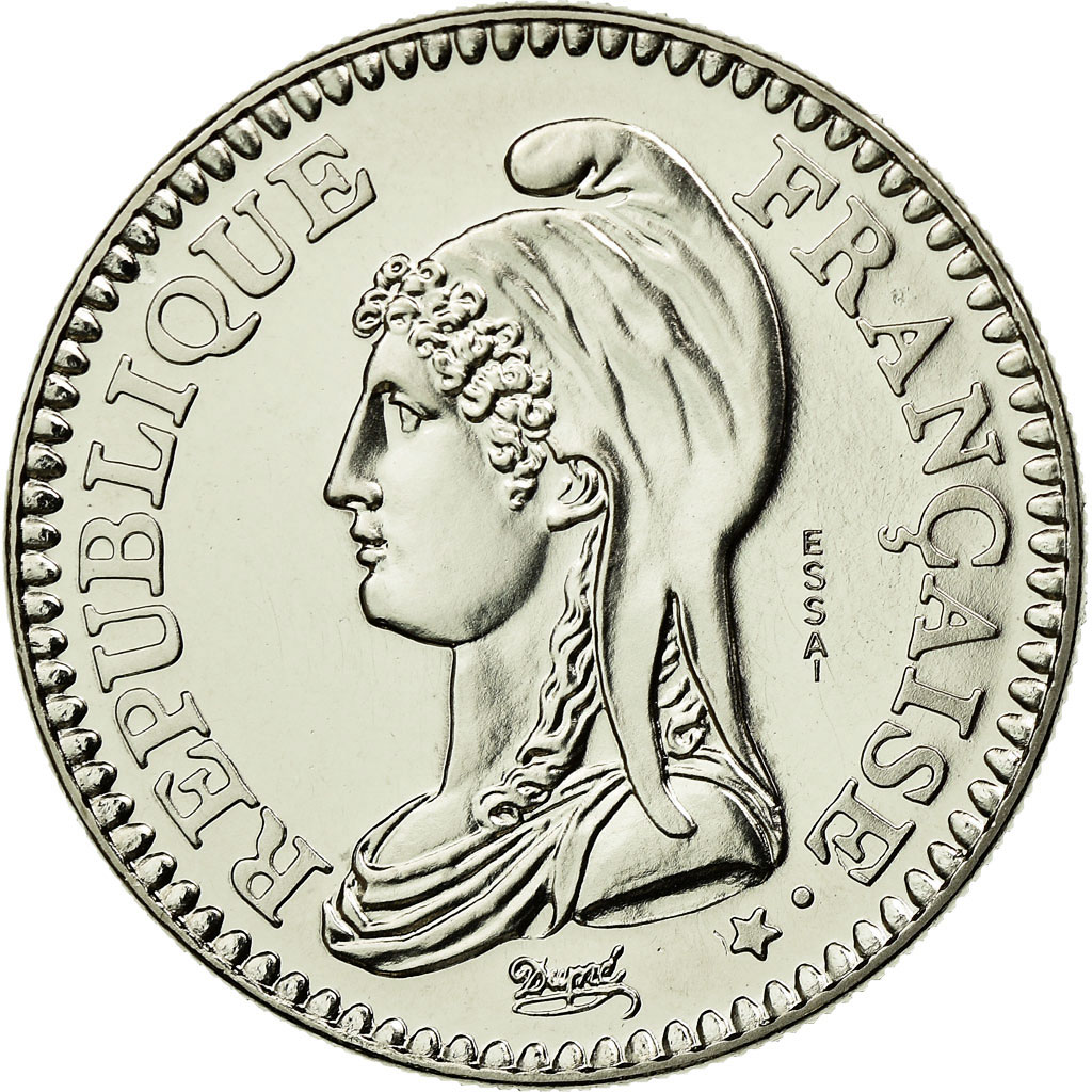 Coin, France, République, Franc, 1992, Paris, ESSAI, , Nickel