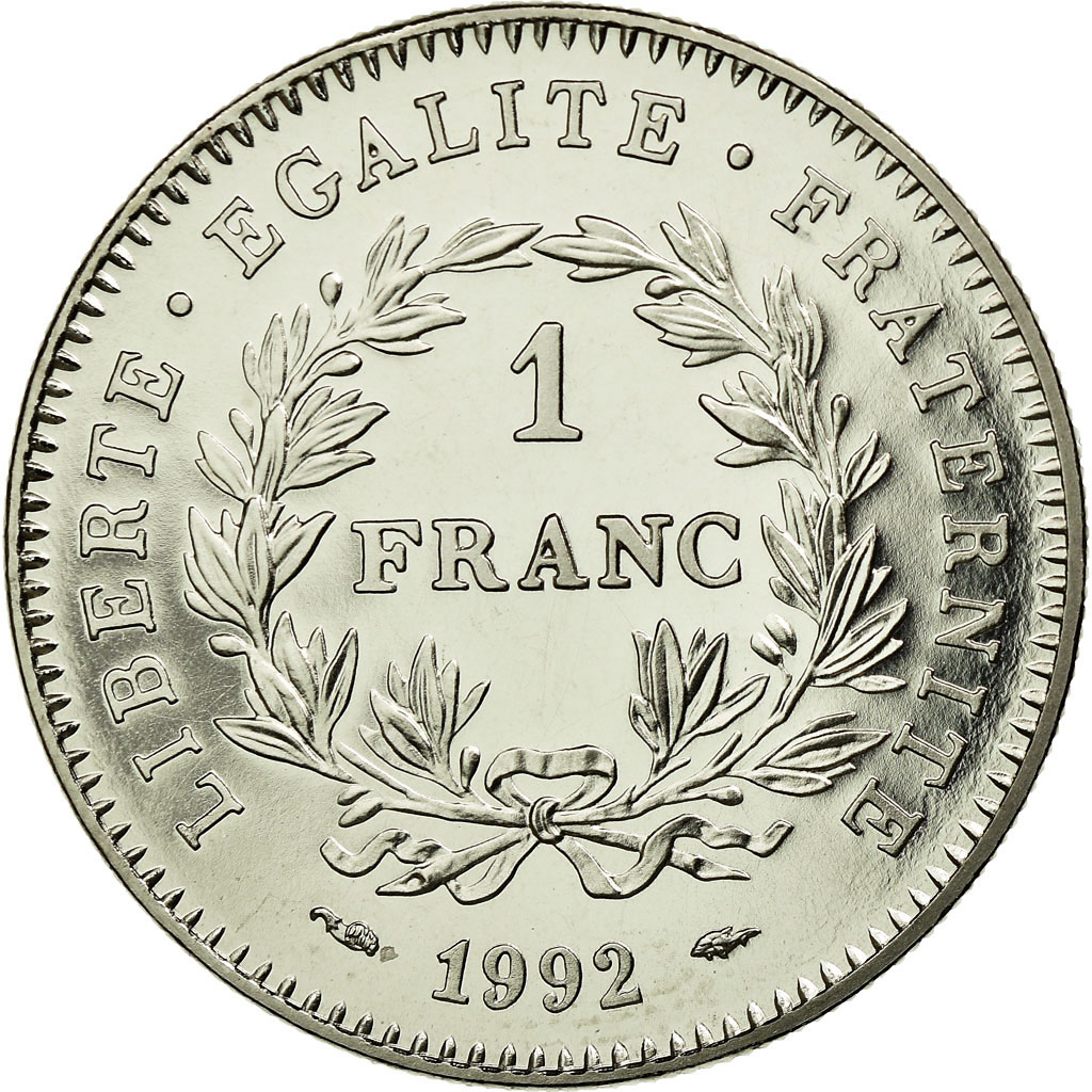 Coin, France, République, Franc, 1992, Paris, ESSAI, , Nickel