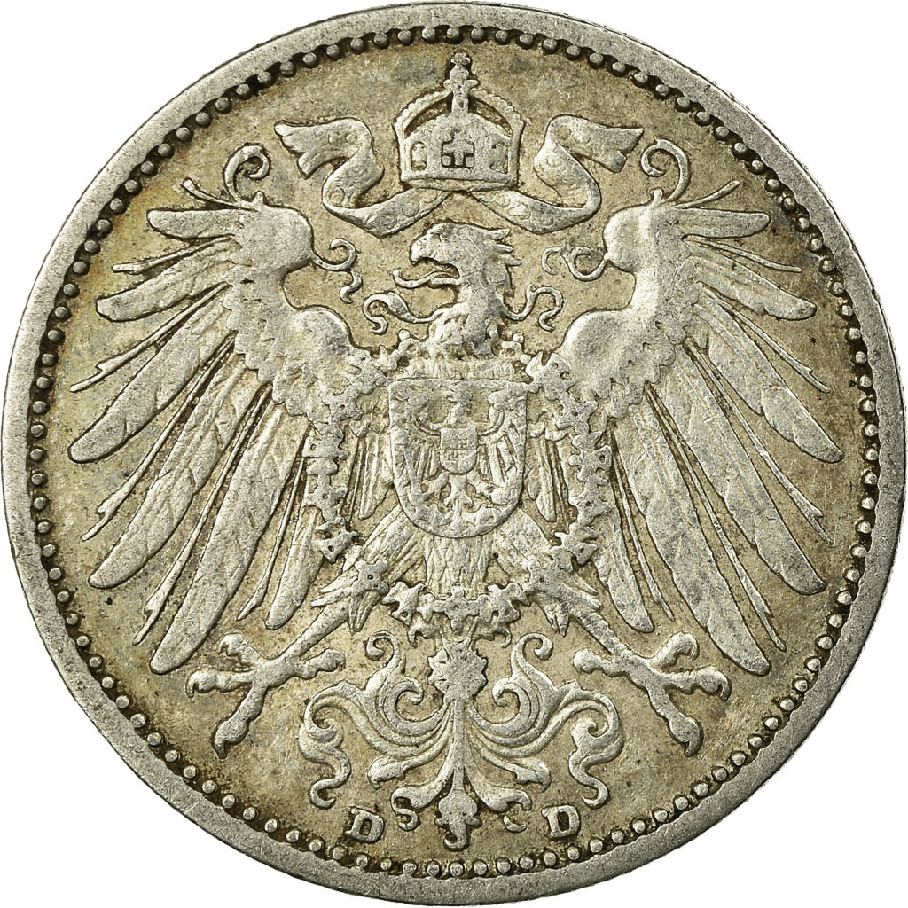 Coin, GERMANY - EMPIRE, Wilhelm II, Mark, 1906, Munich, , Silver, KM:14