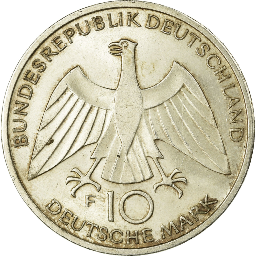 Coin, GERMANY - FEDERAL REPUBLIC, 10 Mark, 1972, Stuttgart, ,KM 131