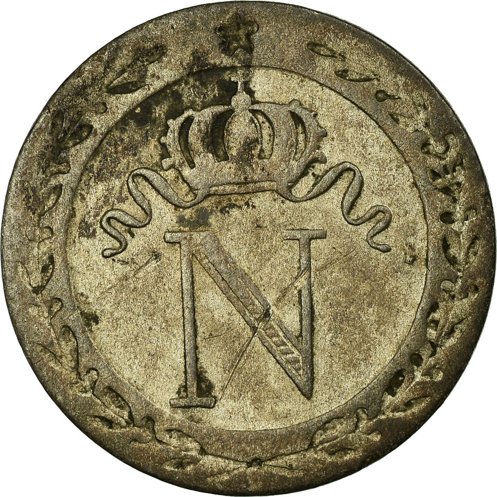 Coin, France, Napoléon I, 10 Centimes, 1808, Rouen, , Billon, KM 676.2
