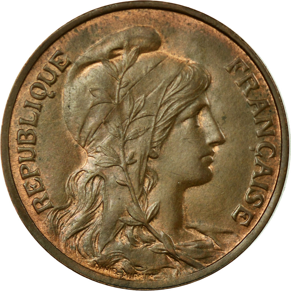 Coin, France, Dupuis, 10 Centimes, 1900, Paris, MS(60-62), Bronze, KM:843