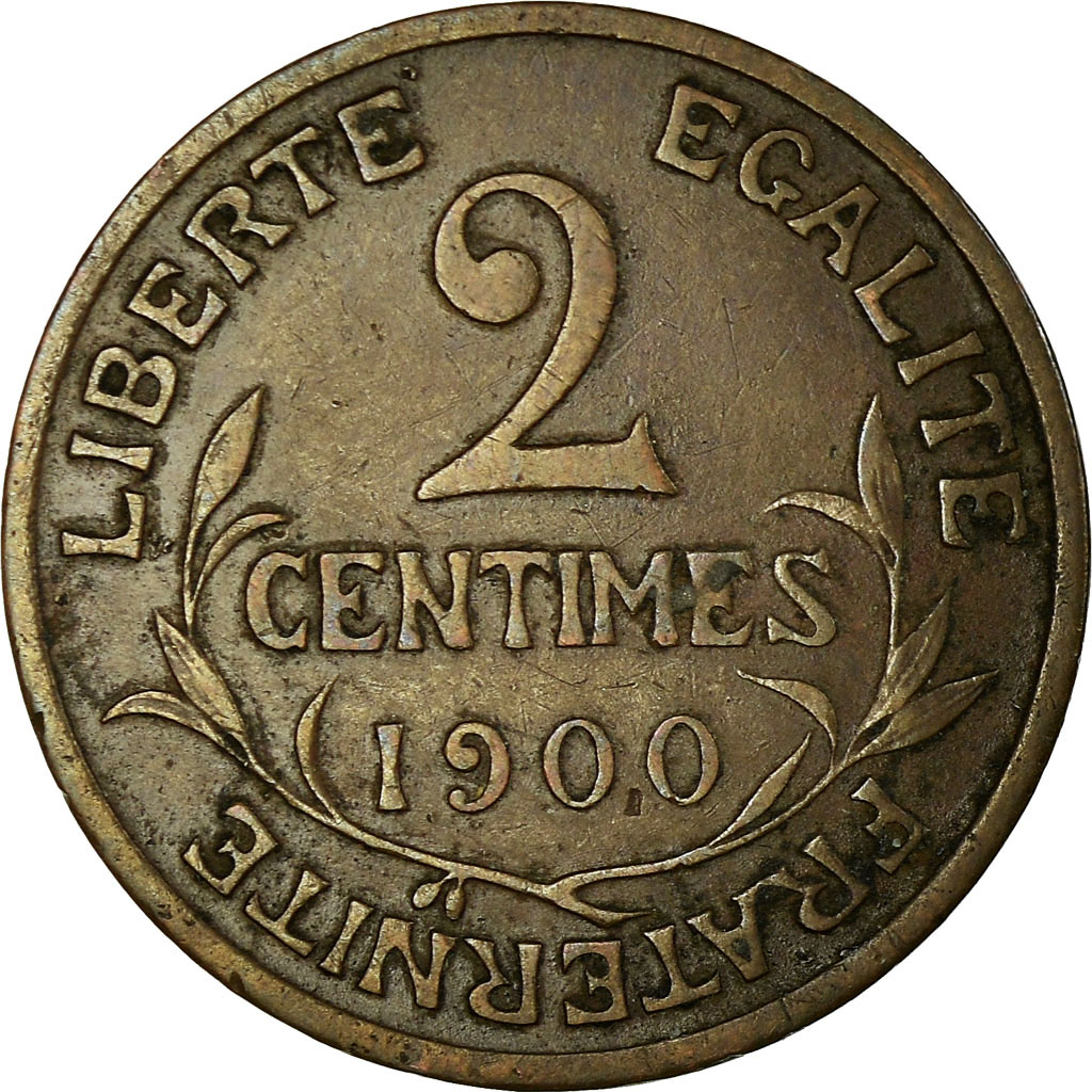 Coin, France, Dupuis, 2 Centimes, 1900, Paris, , Bronze, KM:841