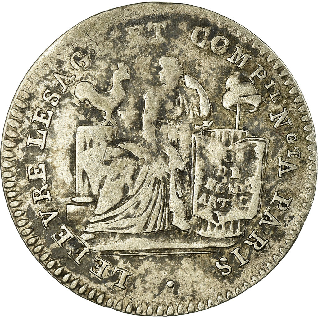 Coin, France, 10 Sols, 1792, Paris, , Silver, KM:Tn41, Brandon:242a