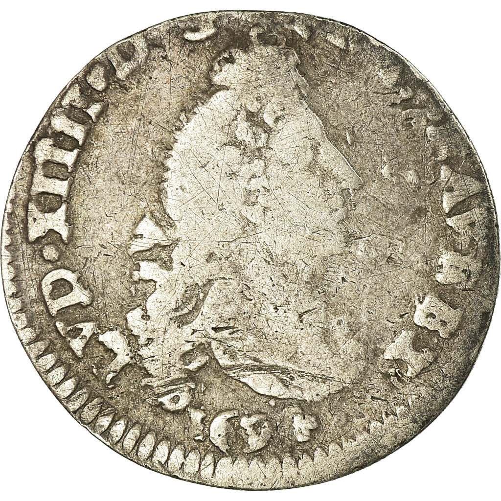 Coin, France, Louis XIV, 4 Sols aux 2 L, 1694, Tours, , KM 281.5