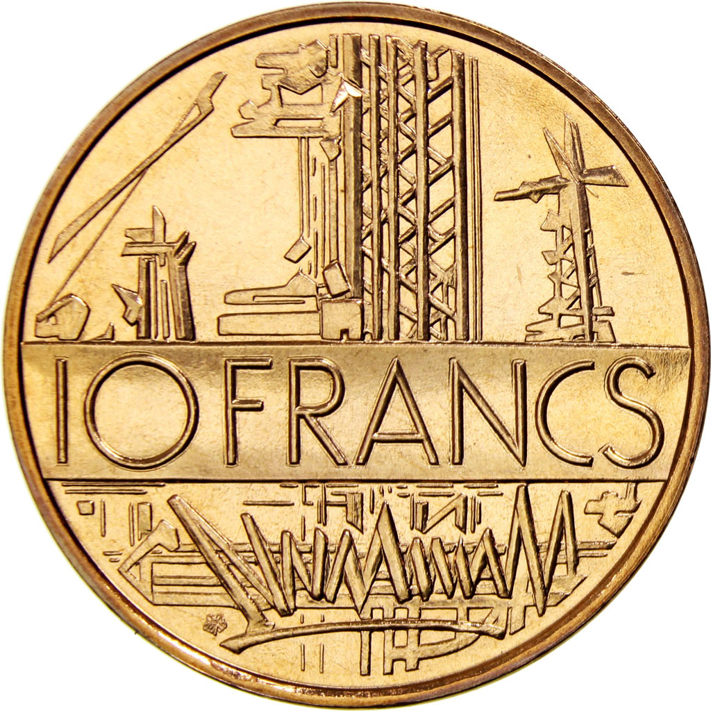 Coin, France, Mathieu, 10 Francs, 1975, Paris, , Nickel-brass, KM:940