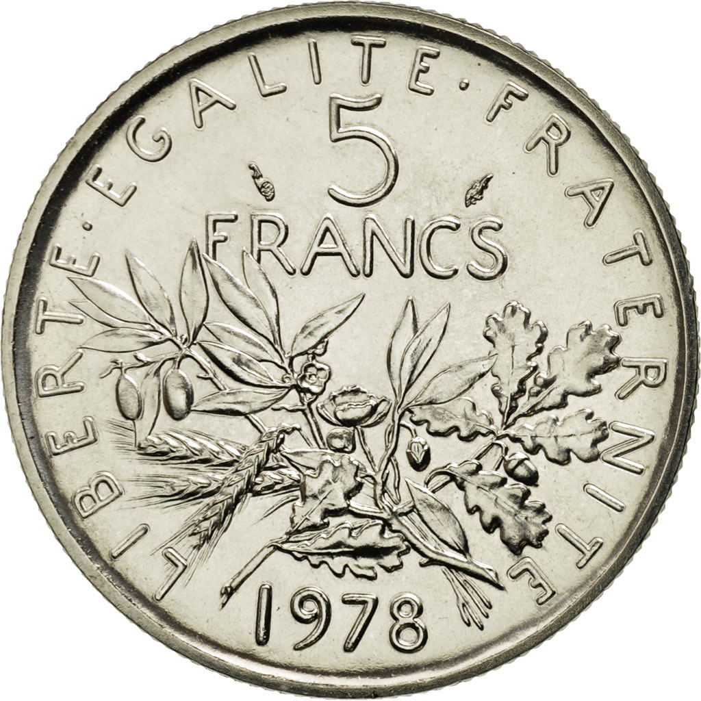 Coin, France, Semeuse, 5 Francs, 1978, Paris, , Nickel Clad