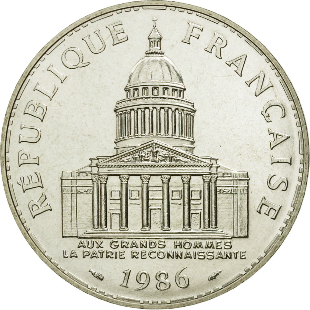 Coin, France, Panthéon, 100 Francs, 1986, Paris, , Silver, KM:951.1