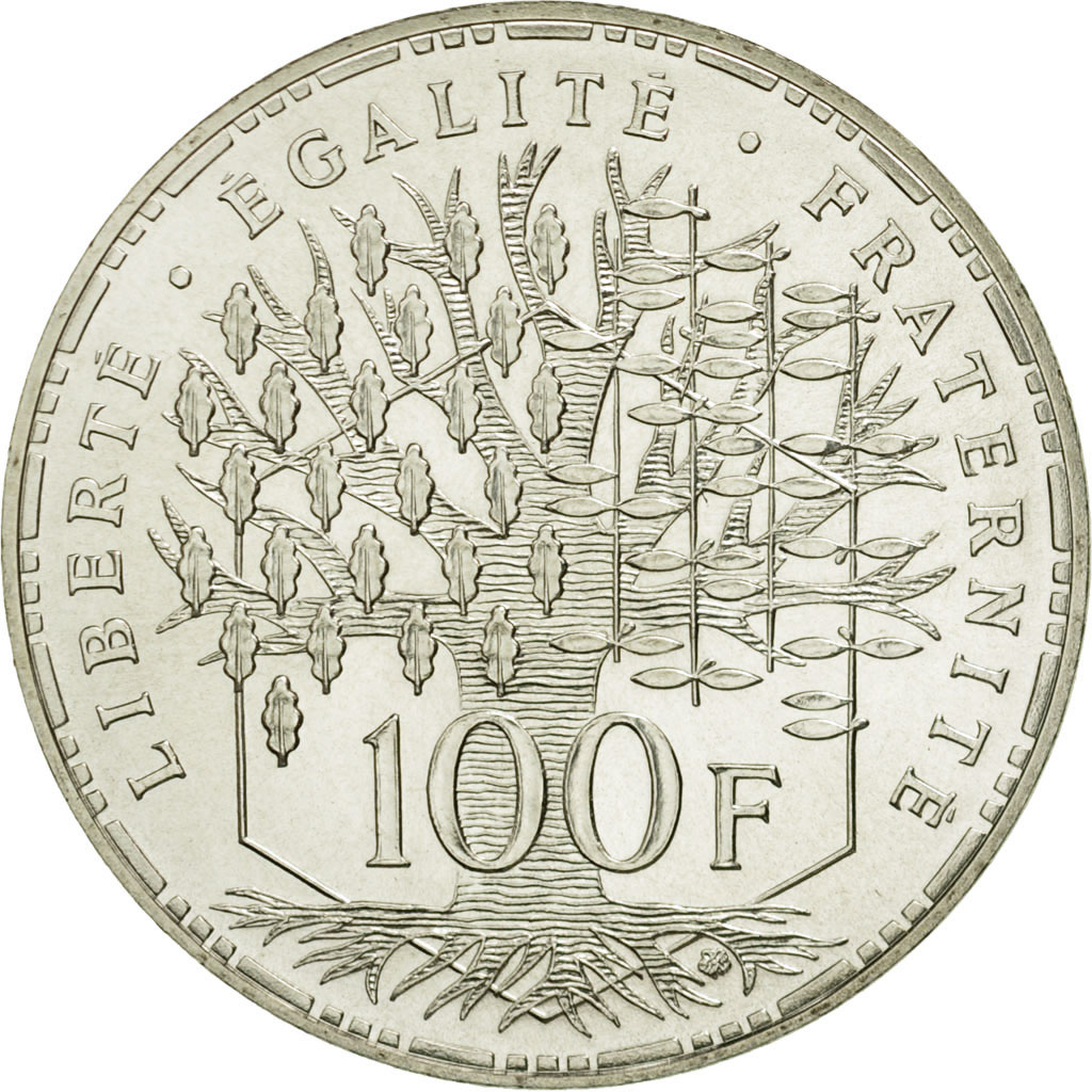 Coin, France, Panthéon, 100 Francs, 1986, Paris, , Silver, KM:951.1