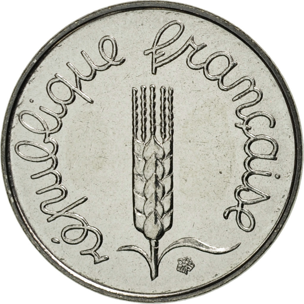 Coin, France, Épi, Centime, 1987, Paris, , Stainless Steel, KM:928