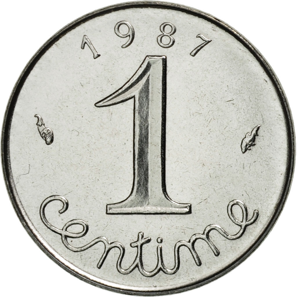 Coin, France, Épi, Centime, 1987, Paris, , Stainless Steel, KM:928