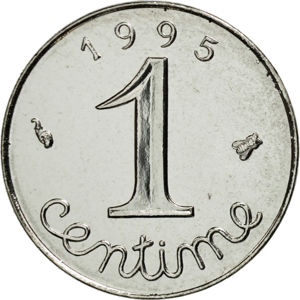 Coin, France, Épi, Centime, 1995, Paris, , Stainless Steel, KM:928