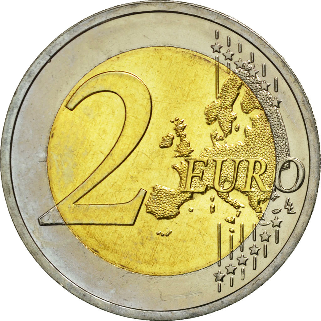 Österreich, 2 Euro, 10 Jahre Euro, 2009, UNZ, Bi-Metallic