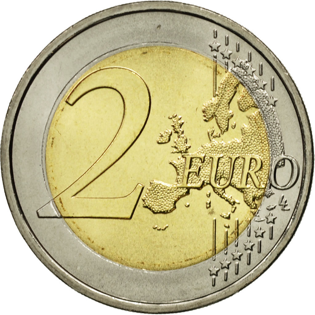 Portugal, 2 Euro, Flag, 2015, UNZ, Bi-Metallic