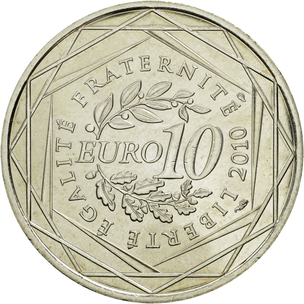 Münze, Frankreich, 10 Euro, Limousin, 2010, UNZ, Silber, KM:1660