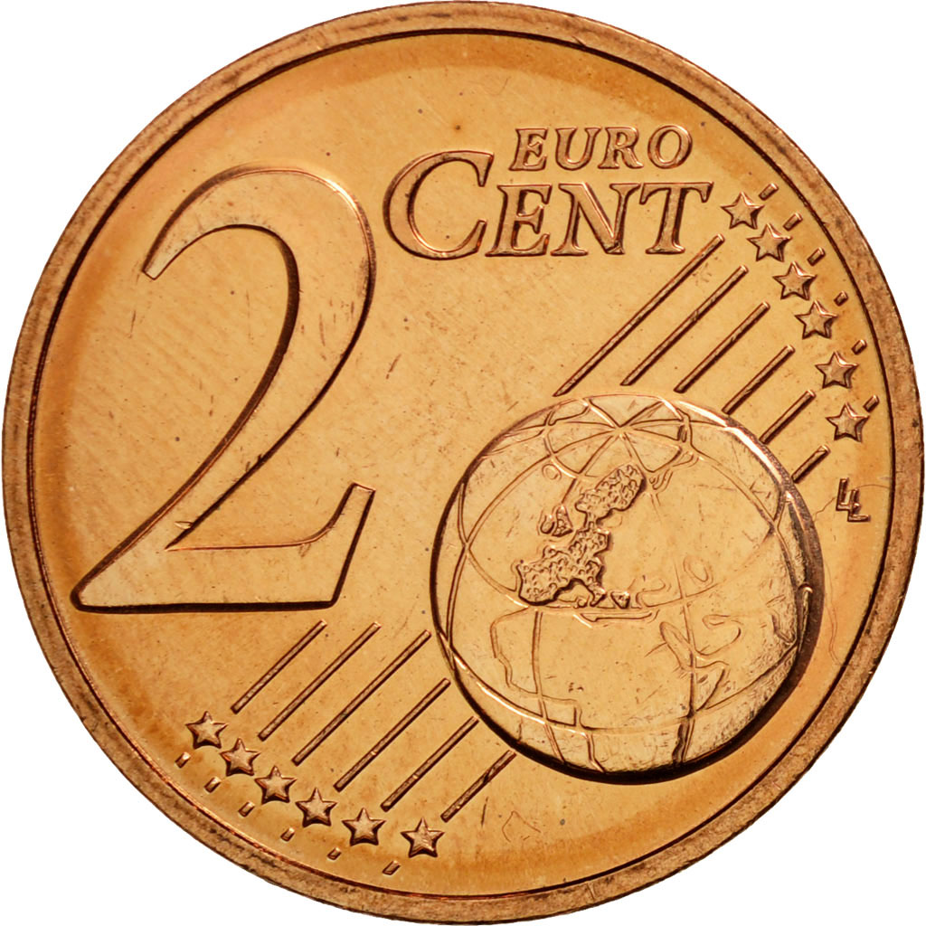 Monnaie, France, 2 Euro Cent, 2008, FDC, Copper Plated Steel, KM:1283