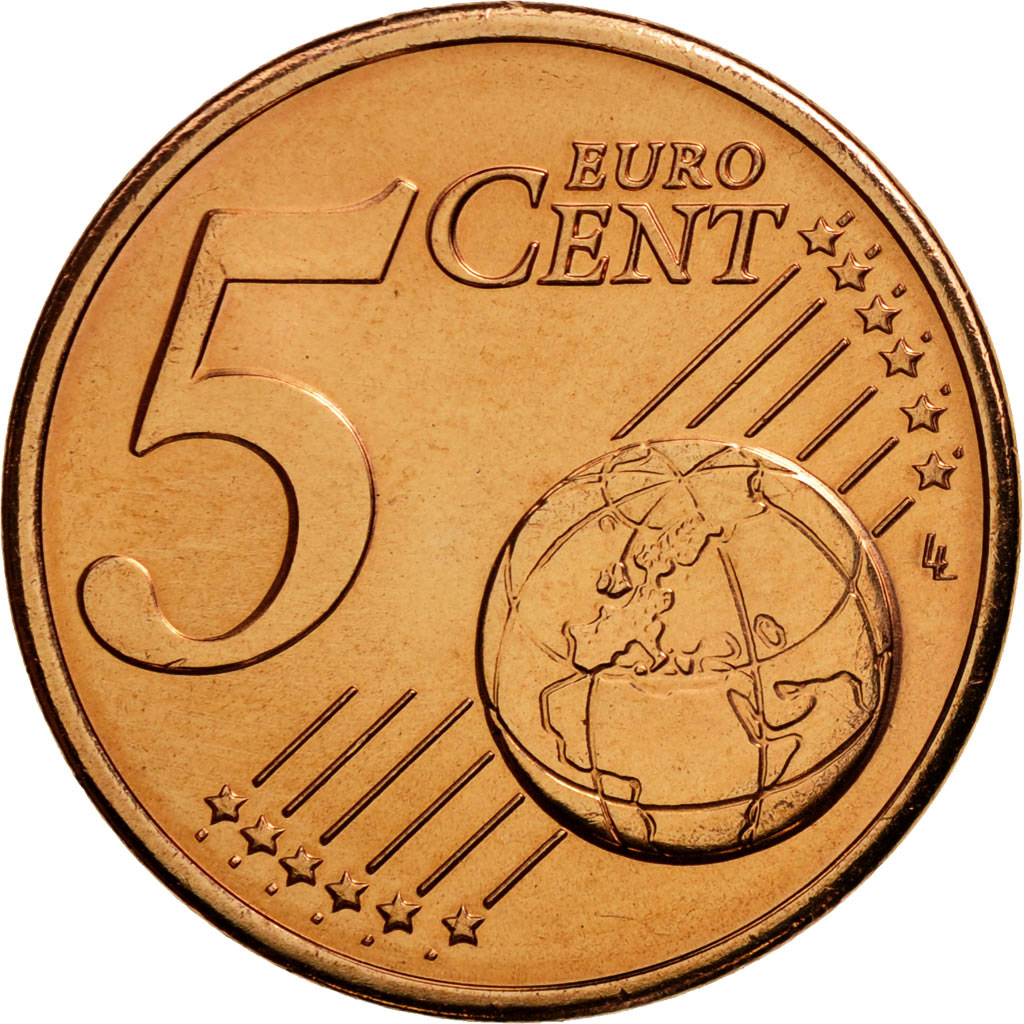 Monnaie, France, 5 Euro Cent, 2008, FDC, Copper Plated Steel, KM:1284