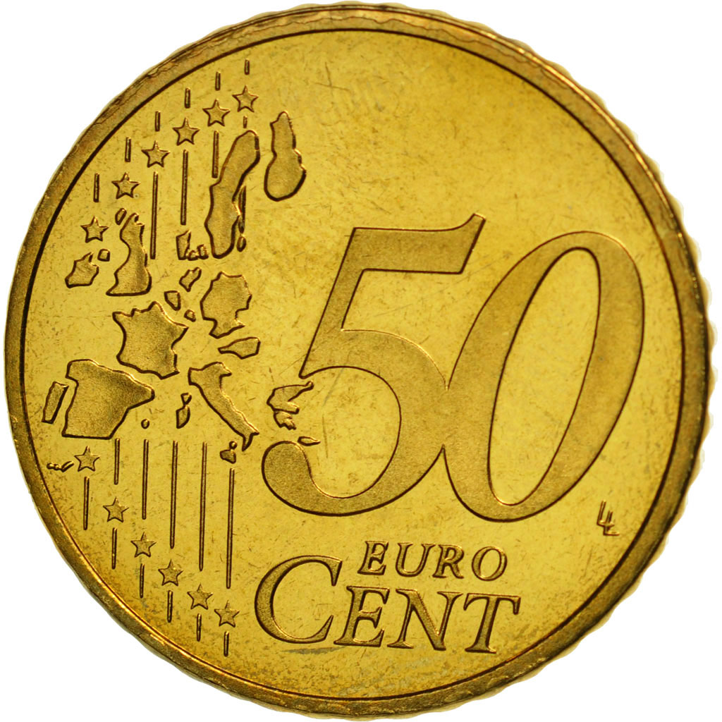 Niederlande, 50 Euro Cent, 2003, STGL, Messing, KM:239