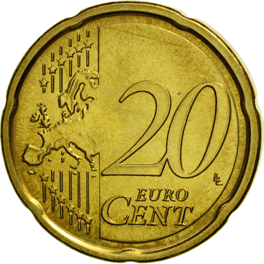 Vatikanstadt, 20 Euro Cent, 2012, STGL, Messing, KM:386