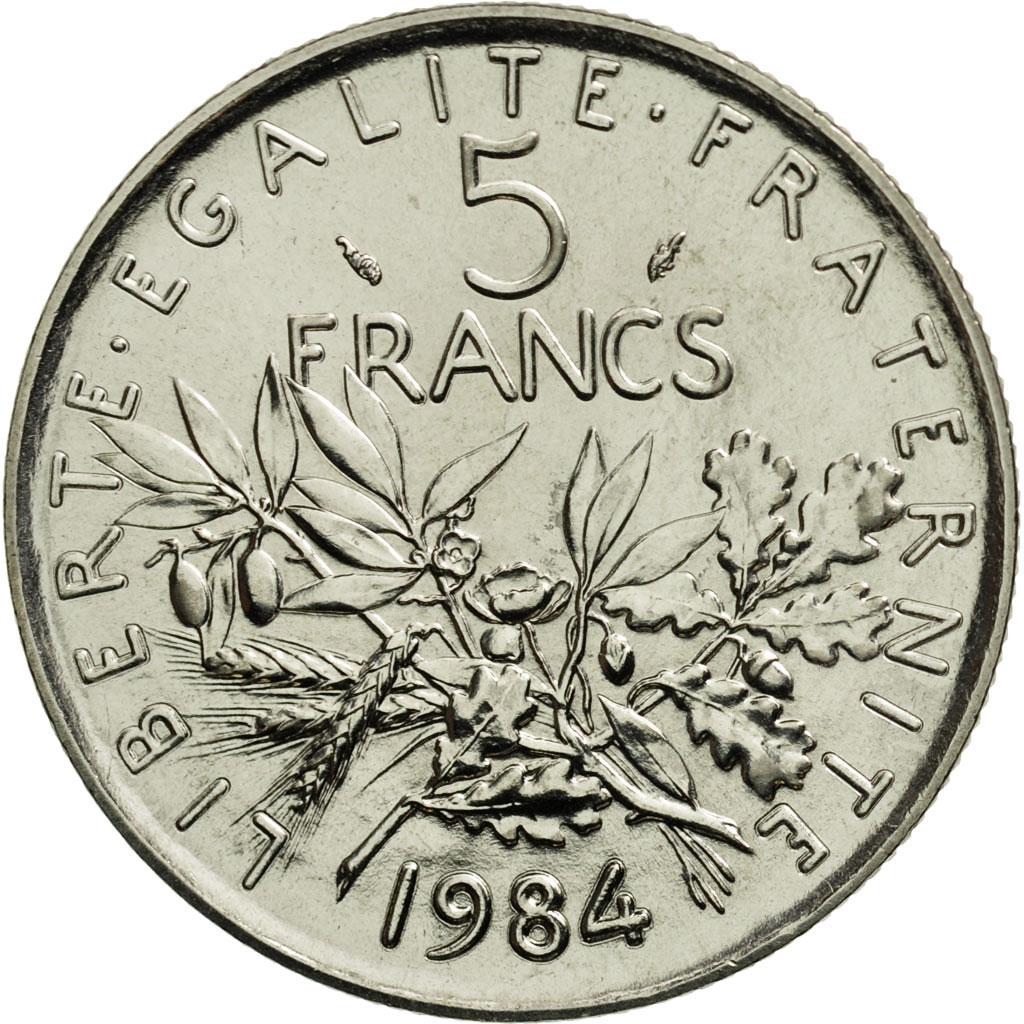 Coin, France, Semeuse, 5 Francs, 1984, Paris, , Nickel Clad