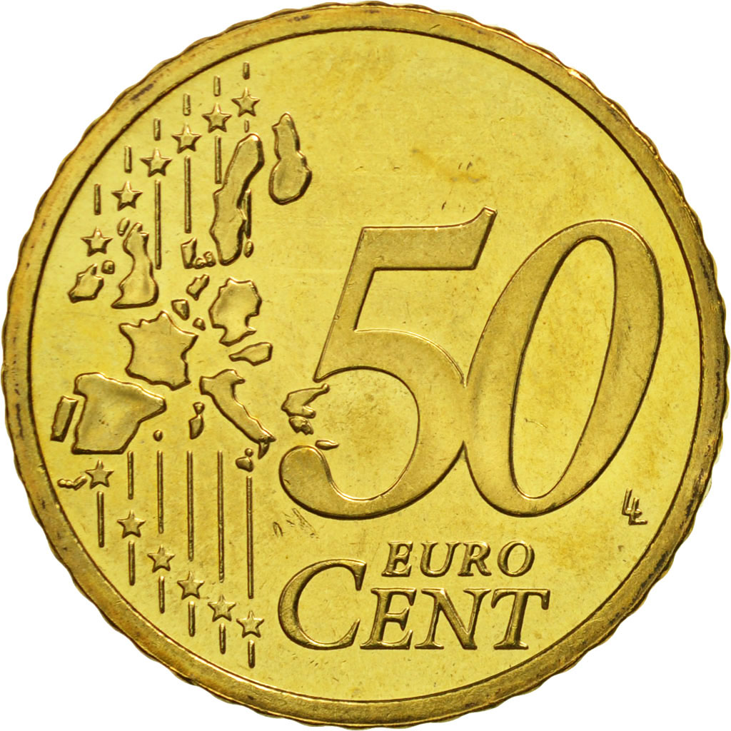 [#462873] IRELAND REPUBLIC, 50 Euro Cent, 2003, STGL, Messing, KM:37