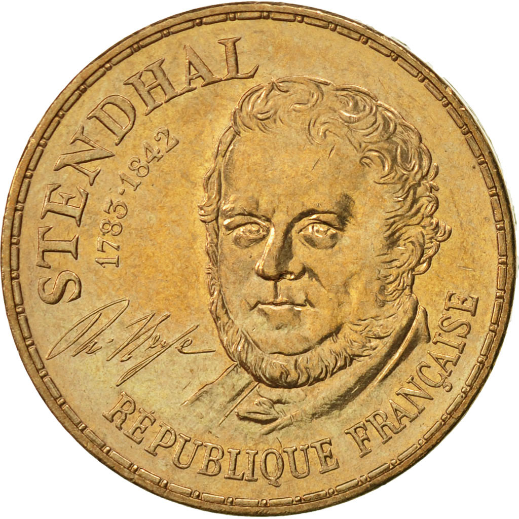 Coin, France, Stendhal, 10 Francs, 1983, Paris, , Nickel-Bronze, KM:953
