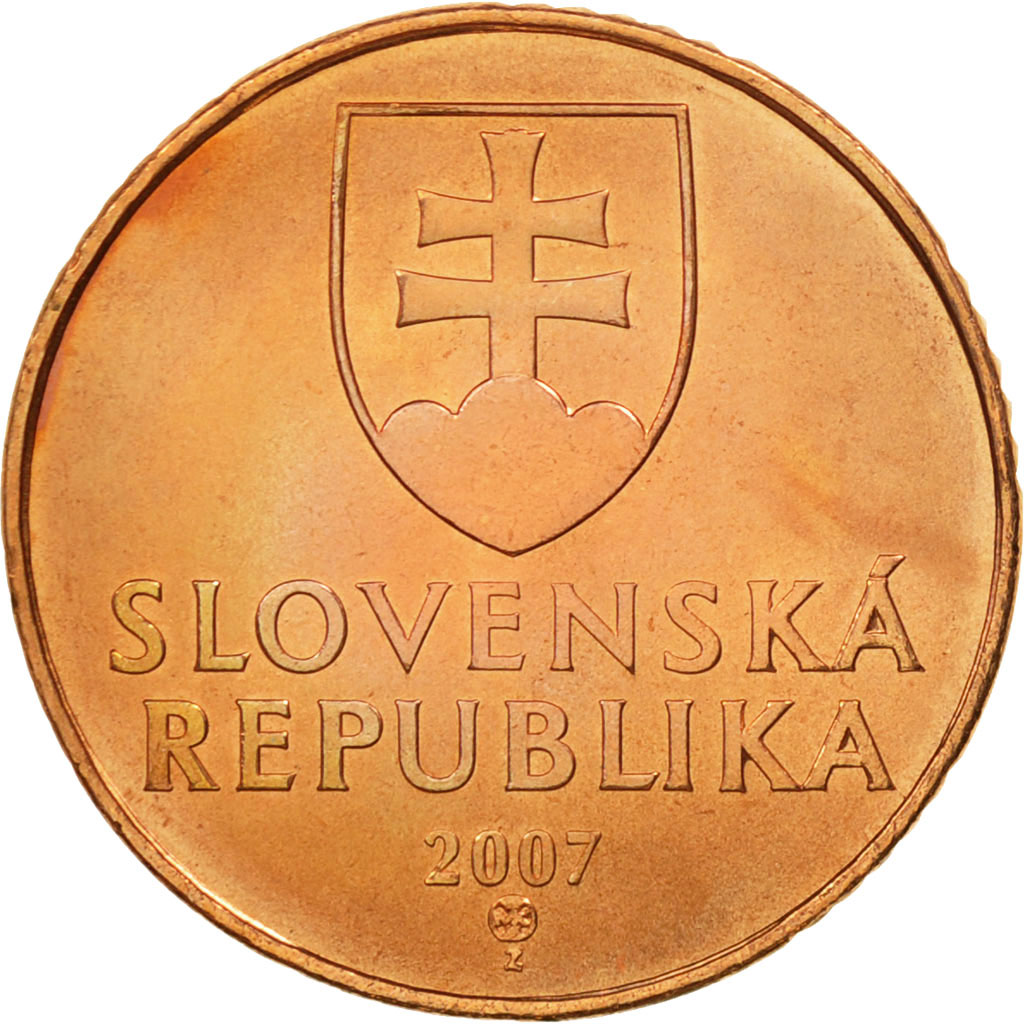 Moneda, Eslovaquia, 50 Halierov, 2007, FDC, Cobre chapado en acero, KM:35