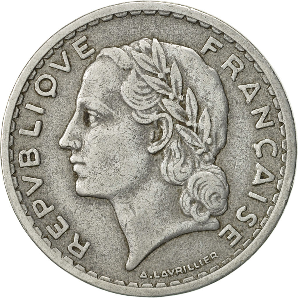 Coin, France, Lavrillier, 5 Francs, 1952, Paris, , Aluminum, KM:888b.1