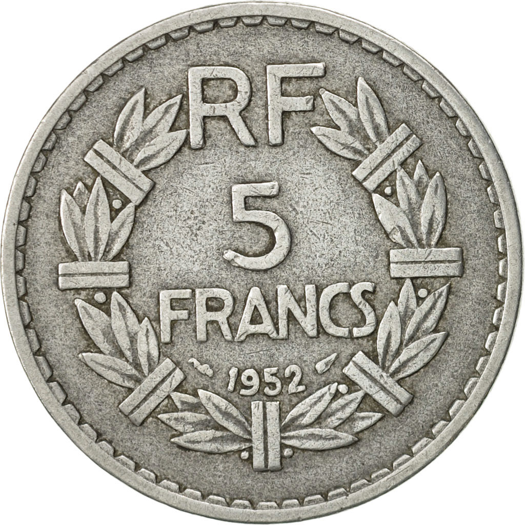 Coin, France, Lavrillier, 5 Francs, 1952, Paris, , Aluminum, KM:888b.1