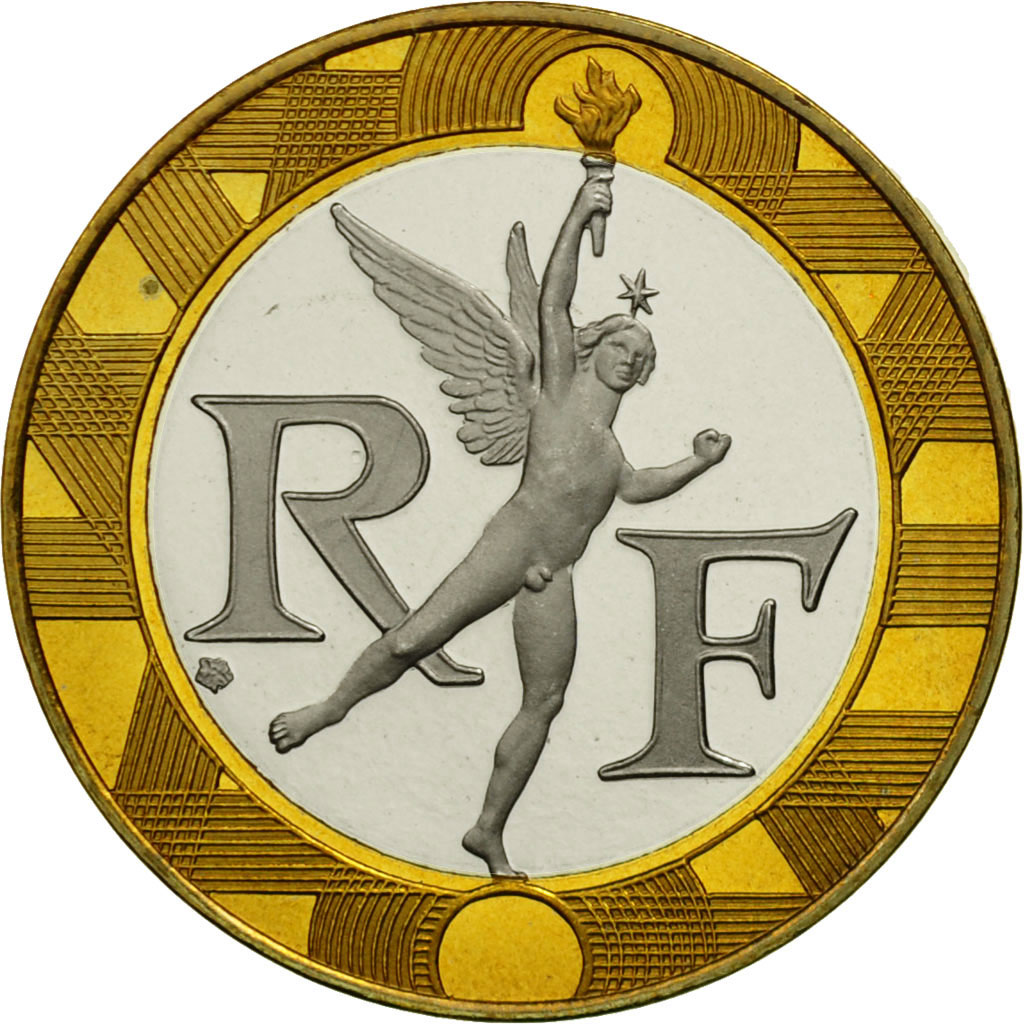 Coin, France, Génie, 10 Francs, 1999, , Aluminum-Bronze, KM:964.2