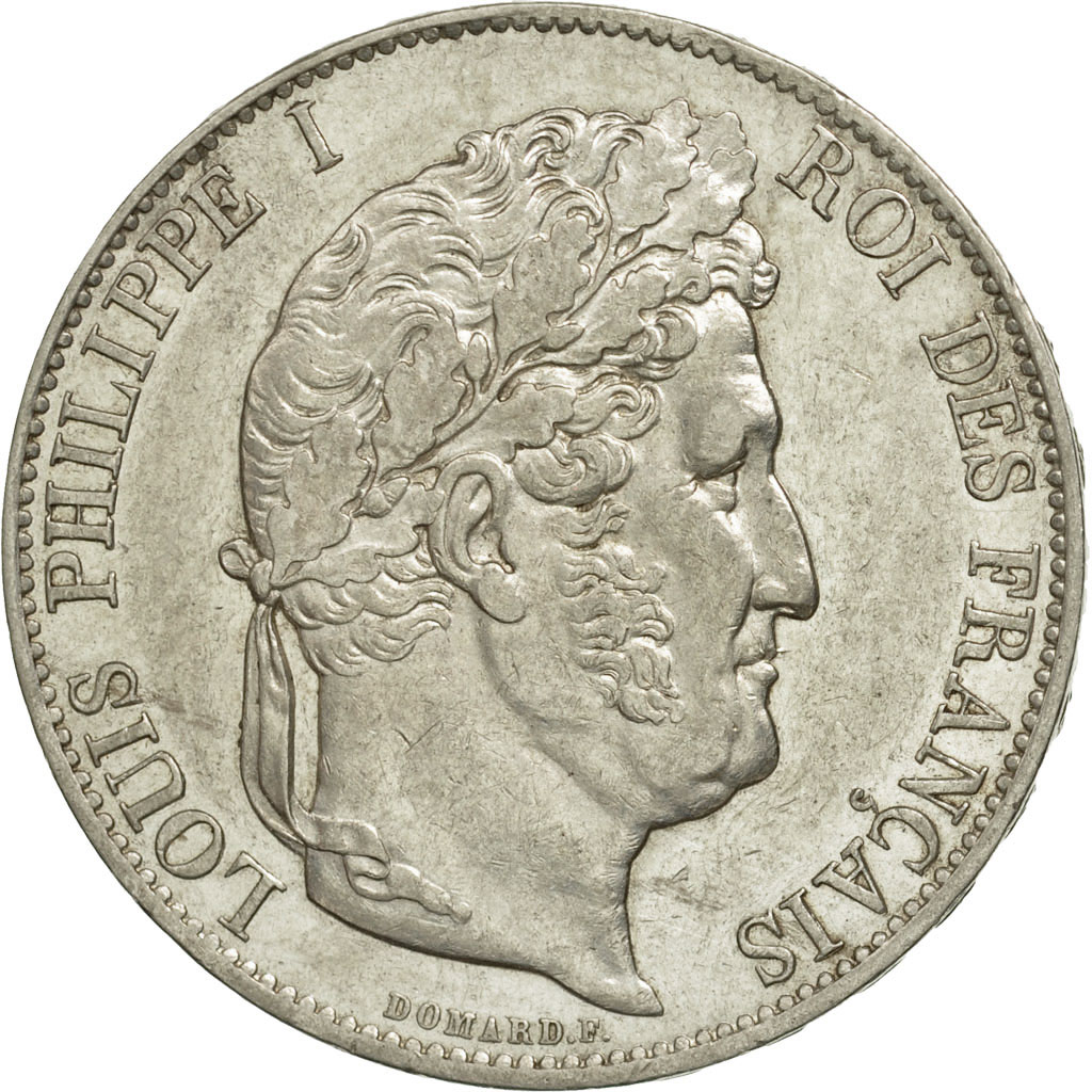 Coin, France, Louis-Philippe, 5 Francs, 1846, Strasbourg, , Silver