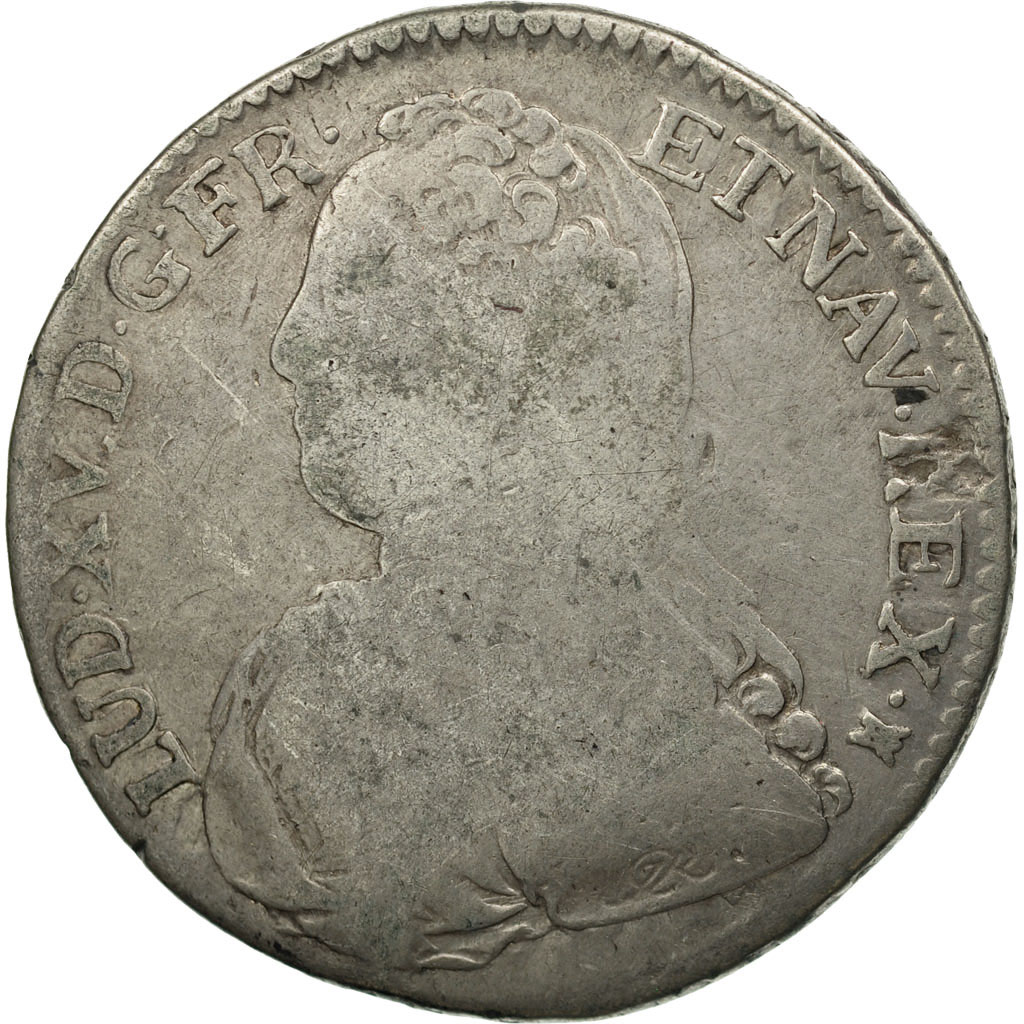 Coin, France, Louis XV, 1/2 Écu aux branches d'olivier, 1/2 ECU, 44 Sols, 1726