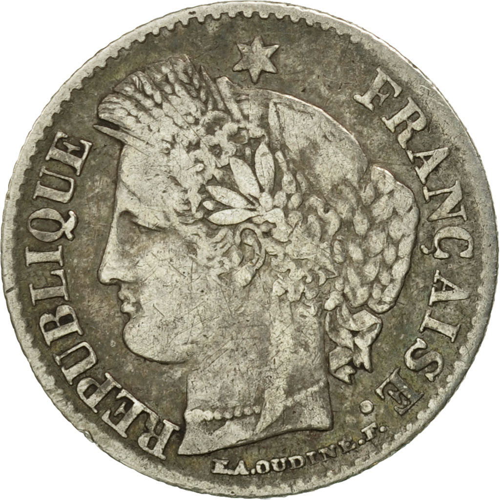 Coin, France, Cérès, 20 Centimes, 1850, Paris, , Silver, KM:758.1