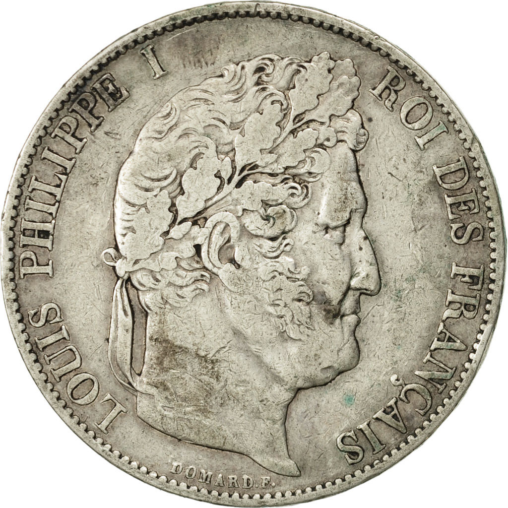 Coin, France, Louis-Philippe, 5 Francs, 1845, Lille, , Silver