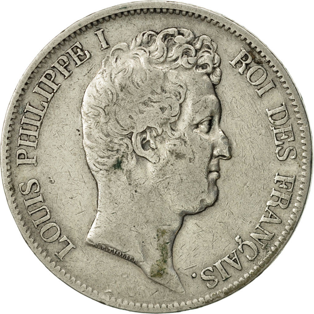 Coin, France, Louis-Philippe, 5 Francs, 1831, Rouen, , Silver