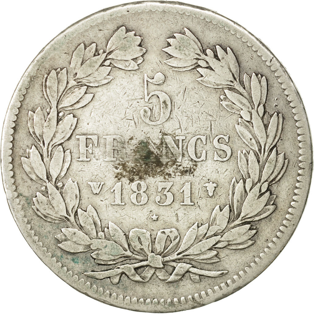 Coin, France, Louis-Philippe, 5 Francs, 1831, Lille, , Silver