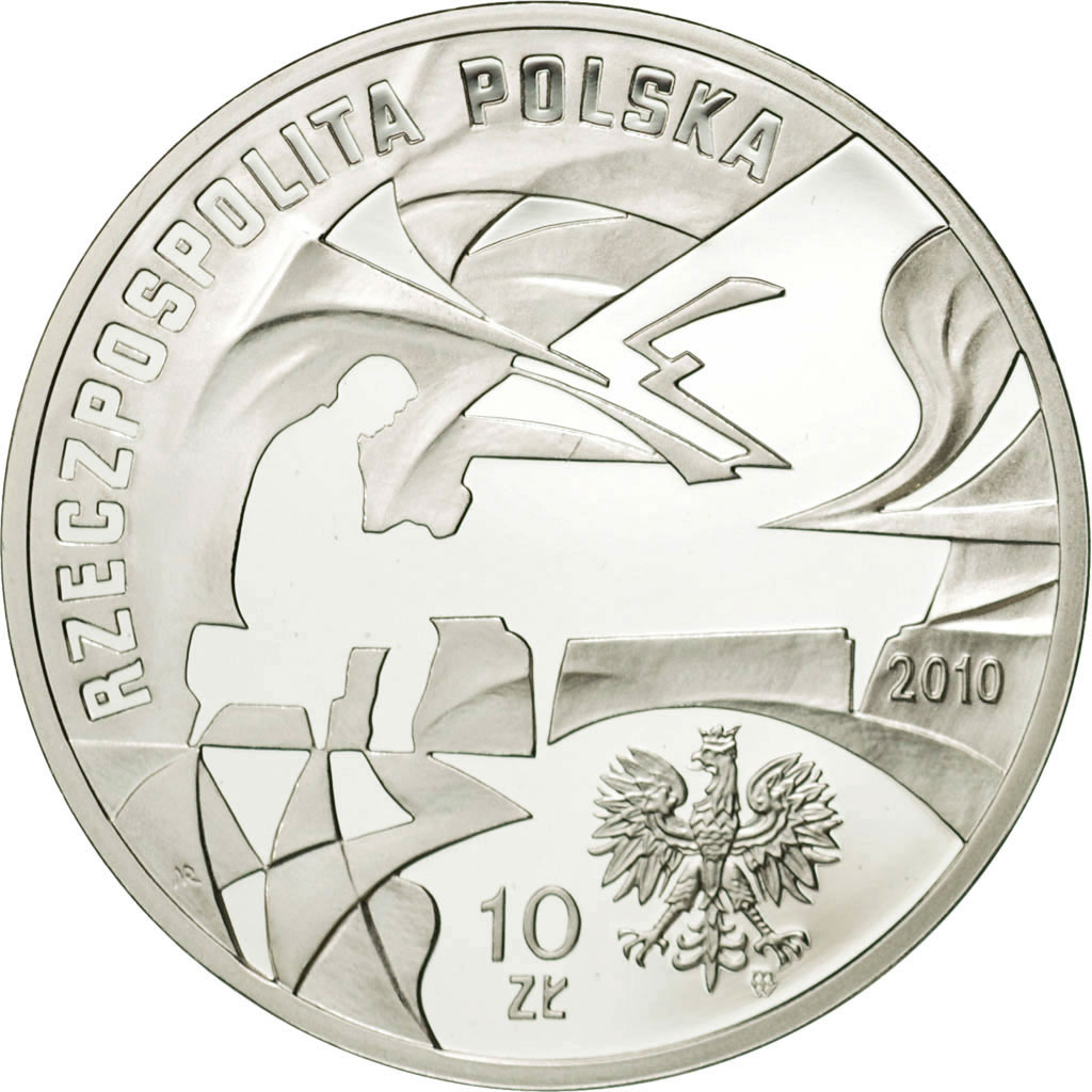 Coin, Poland, 10 Zlotych, 2010, Warsaw, , Silver, KM:807
