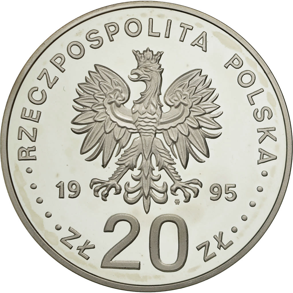 Coin, Poland, 20 Zlotych, 1995, , Silver, KM:288
