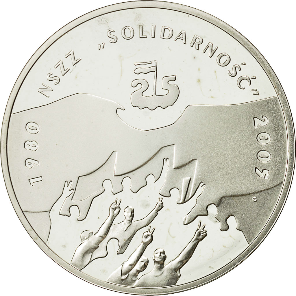Coin, Poland, Solidarnosc, 10 Zlotych, 2005, , Silver