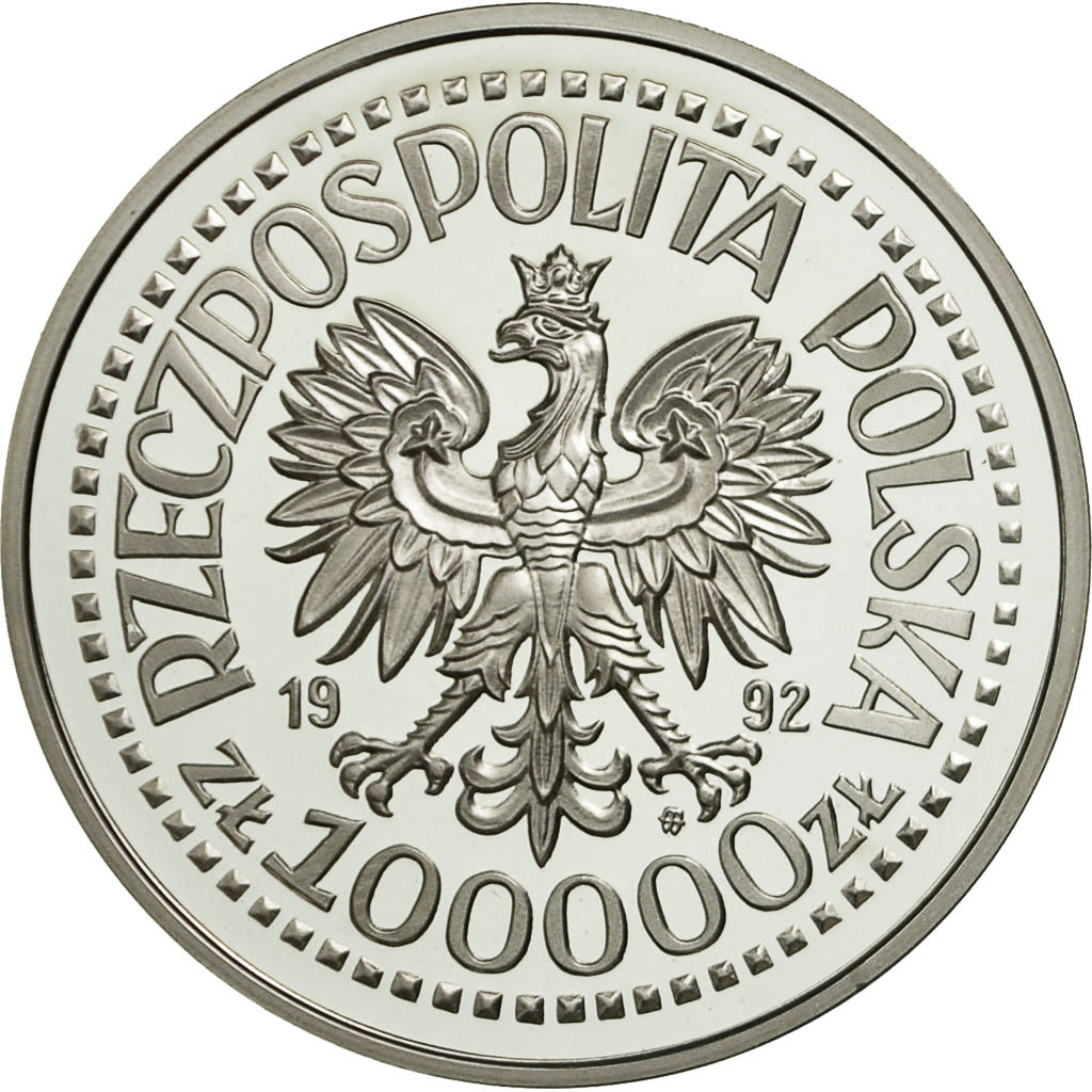 Coin, Poland, 100000 Zlotych, 1992, , Silver, KM:227