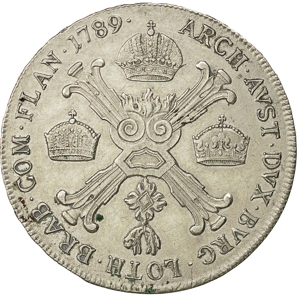 Coin, AUSTRIAN NETHERLANDS, Joseph II, 1/2 Kronenthaler, 1789, Vienne