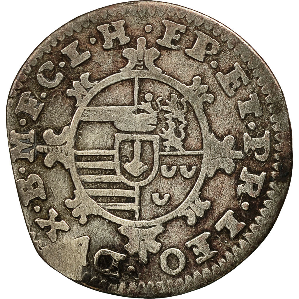 Coin, LIEGE, John Theodore, Plaquette, 1752, Liege, , Silver, KM:152