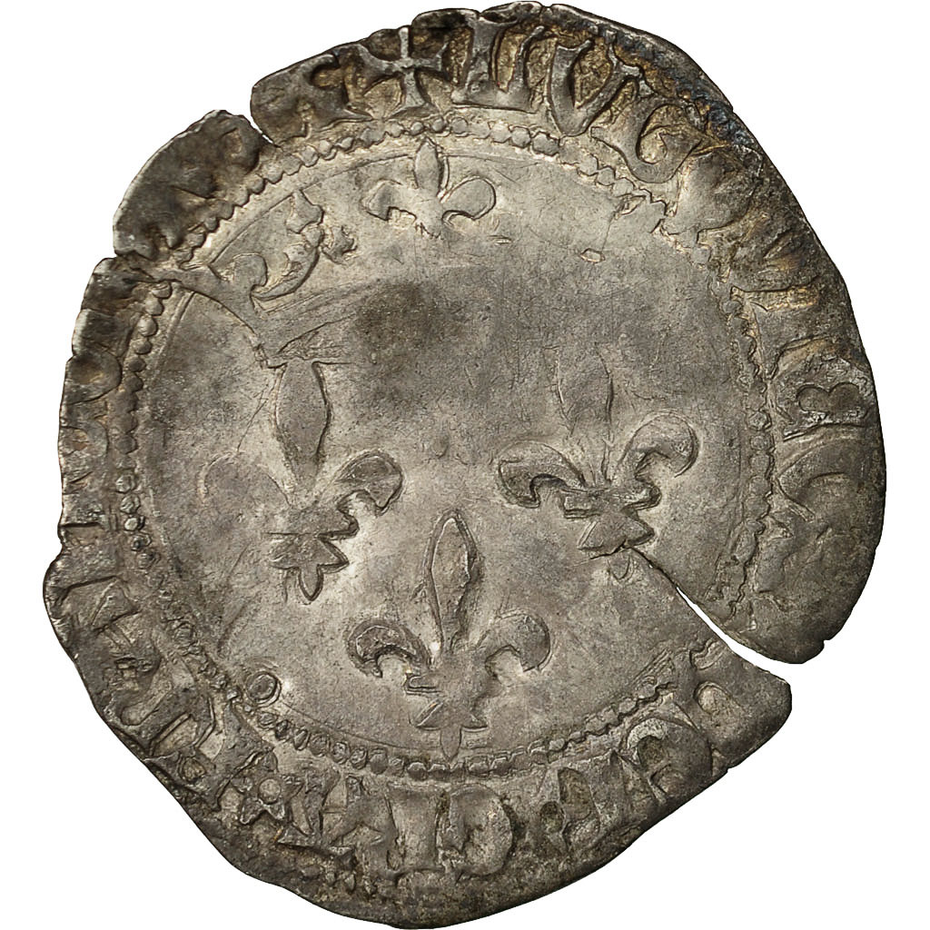 Coin, France, Louis XI, Gros de Roi, Tournai, VF, Silver, Duplessy:548