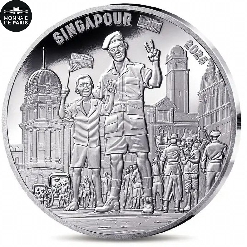France, 10 Euro, V-E DAY, Soldat Britannique, 2025, Monnaie de Paris, Silver