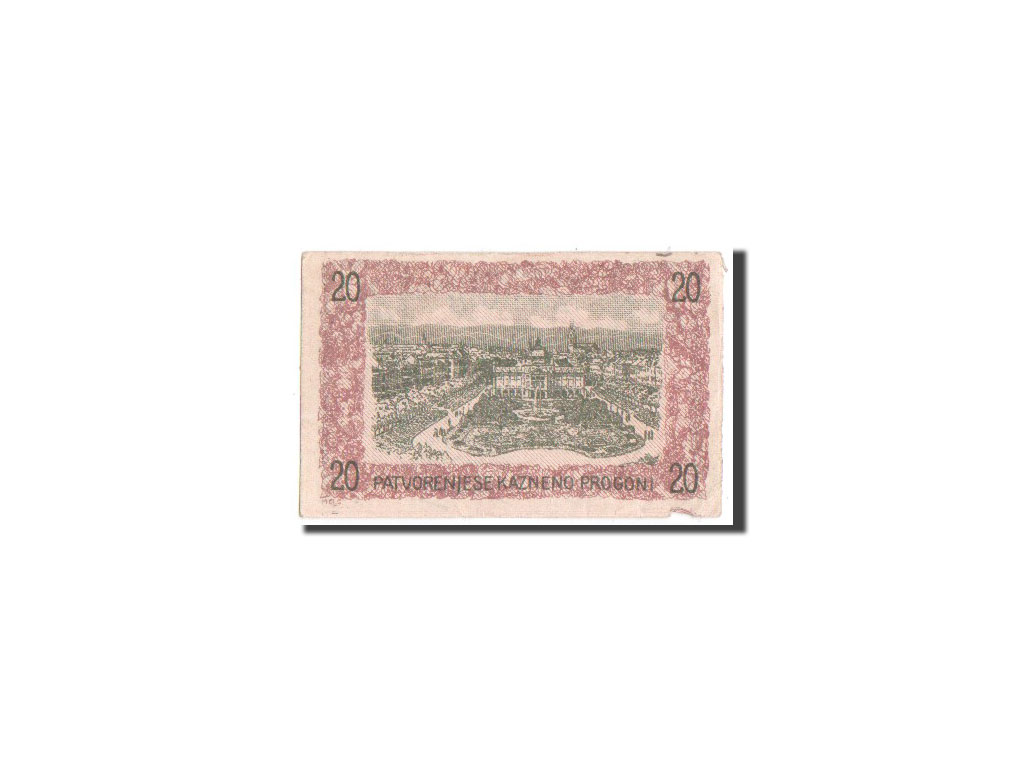 Banknote, Yugoslavia, 20 Filira, 1919, Undated, EF(40-45)