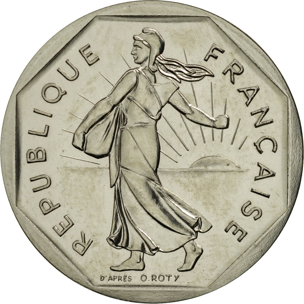 Coin, France, 2 Francs, 1980, Paris, , Nickel, KM:P671, Gadoury:123.P1